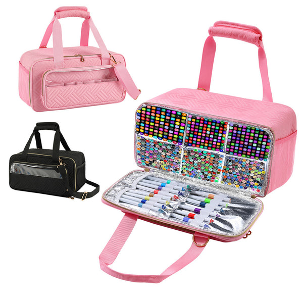 Poppy Crafts Marker Storage Bag - Pink