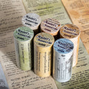Poppy Crafts Master’s Manuscript Washi Tape Roll - How Iron Is Made
