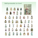 Poppy Crafts Old Dream Wandering PET Stickers - Half-Permeable Ice Bowl