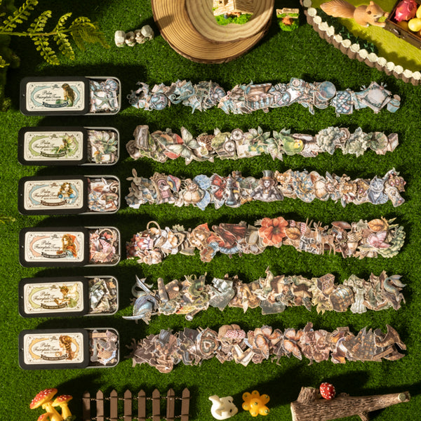 Poppy Crafts Palm Fairytale Town Mini Stickers + Tin - Wizard of Oz Emerald Town