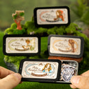 Poppy Crafts Palm Fairytale Town Mini Stickers + Tin - Flower Fairy Four Seasons Town