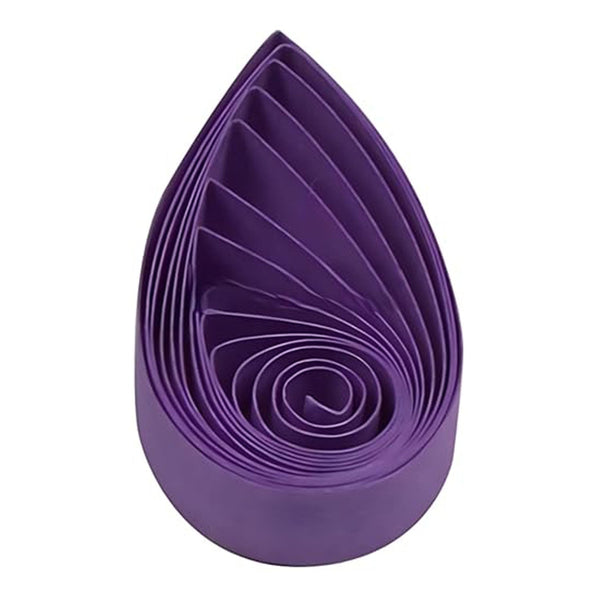 Purple silicone sleeve with textured pattern on a white background