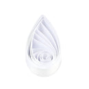 White paper towel roll on a white background