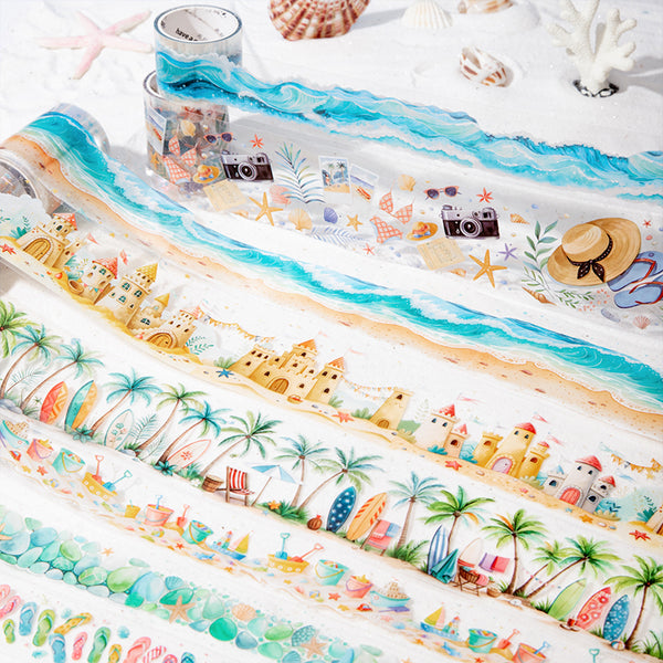 Poppy Crafts Seaside In Midsummer PET Sticker Roll 2/Pkg - Beach Party