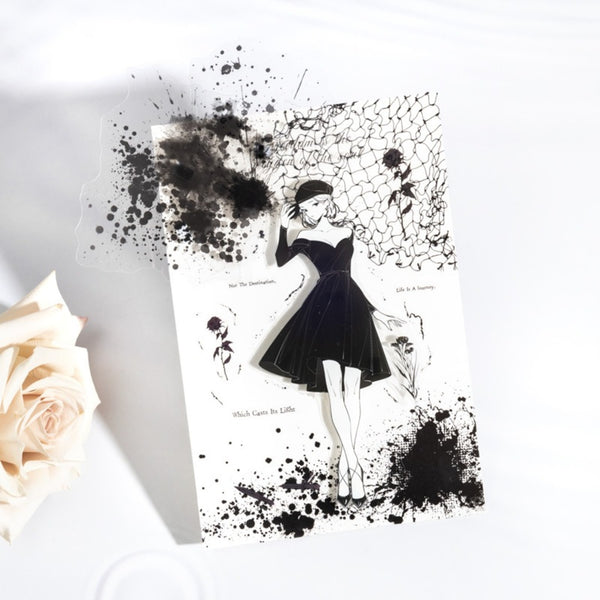 Poppy Crafts Shadows of Dreams PET Stickers - Tree
