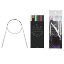 Poppy Crafts Stainless Steel 100cm Circular Knitting Needles - 5.5mm