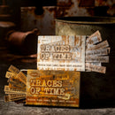 Poppy Crafts Traces of Time Hard Card Label Sticker - Rusty Love Note