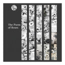 Poppy Crafts Page Scroll Washi Sticker Roll - The Poem of Roses