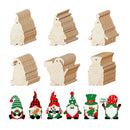 Poppy Crafts Wooden Ornaments Set - Christmas Collection - Friendly Gnomes