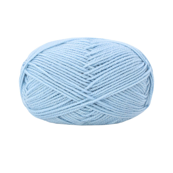 Poppy Crafts Wool Thread Mercerised Yarn 50g - Baby Blue