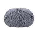 Poppy Crafts Wool Thread Mercerised Yarn 50g - Grey
