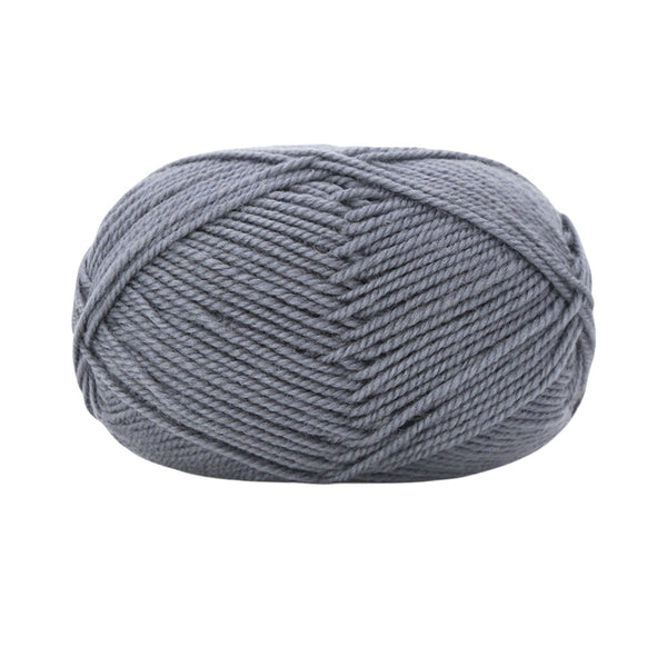 Poppy Crafts Wool Thread Mercerised Yarn 50g - Grey