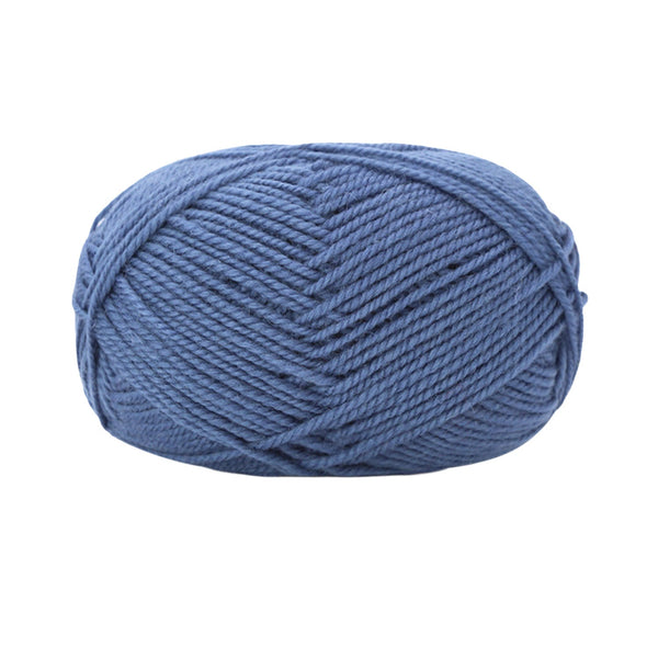 Poppy Crafts Wool Thread Mercerised Yarn 50g - Grey Blue