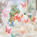 Poppy Glowing Butterfly PET Stickers - Golden Dew Dream