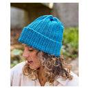 Premier Yarns Free Pattern -   Basix Worsted Marl  - Tweed Ribbed Beanie