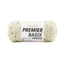 Premier Basix Worsted Marl Yarn 140g - Cream Tweed