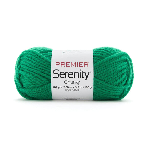 Premier Serenity Chunky Solids Yarn 100g - Holly