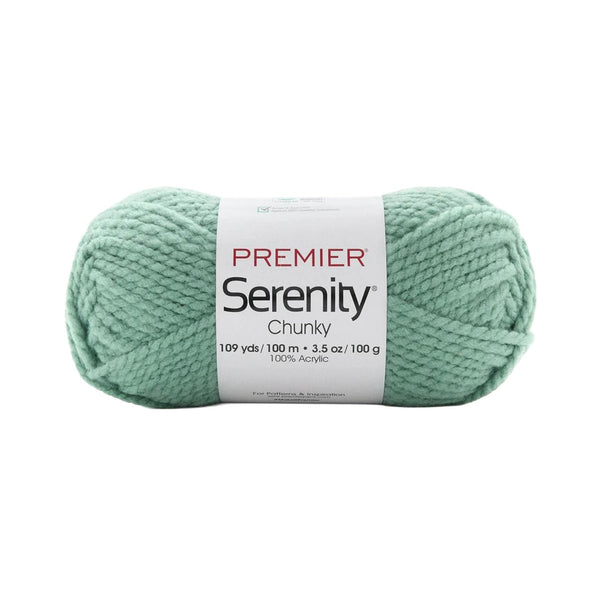 Premier Serenity Chunky Solids Yarn 100g - Seaglass