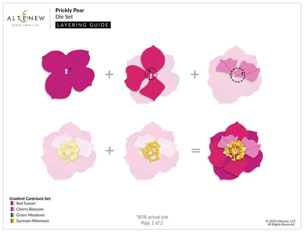 Altenew Prickly Pear Die Set*