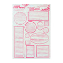 Hambly Screen Prints - Rub-Ons - Journaling Bits - Pink*