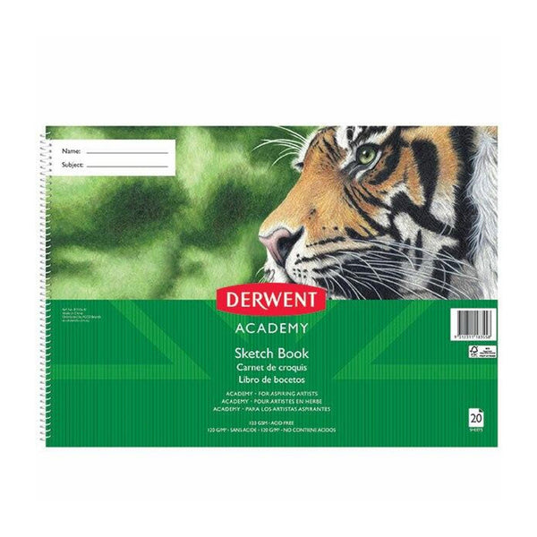 Derwent Academy Sketch Book 120gsm 20 Sheets A4