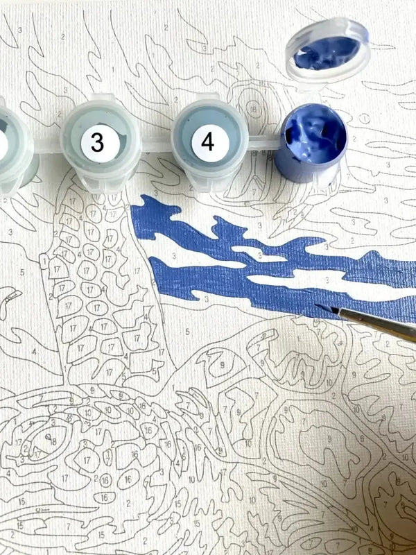 Reeves Paint By Numbers Kit - Sea Turtle