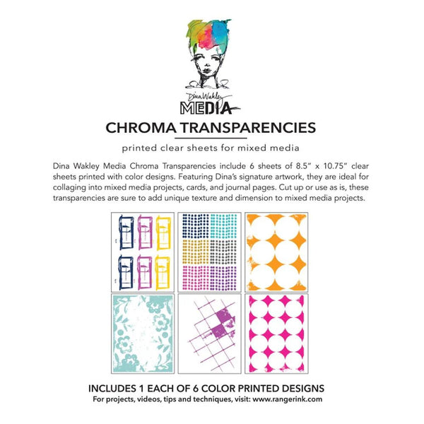 Ranger Dina Wakley MEdia Grunge Specimens Chroma Transparencies