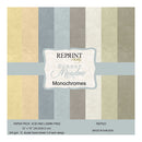 Pack of paper with striped design and 'Reprint' branding