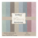 Pack of paper with striped design and 'Reprint the Pottery' branding