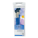 Royal & Langnickel RSET-9534 Black Taklon Paint Brush Value Pack 3pc paint brush set by Royal & Langnickel