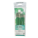 Royal & Langnickel RSET-9539 White Taklon Paint Brush Value Pack 10pc paint brush set by Royal & Langnickel