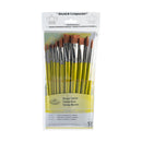 Royal & Langnickel RSET-9503 Brown Taklon Paint Brush Value Pack 12pc paint brush set by Royal & Langnickel