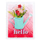 Spellbinders Etched Die From The Out And About Collection - Hello Smile