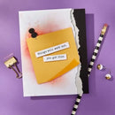 Spellbinders Take Note Etched Dies - Torn Paper Edges