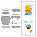 Spellbinders Etched Dies Say Cheese Classic Pooh Collection Pooh's Hunny Pot