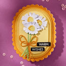 Spellbinders Wildflowrs Etched Die Set by Lisa Horton - Scallop and Stitched Edge Ovals