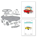 Spellbinders Classic Road Legends Etched Dies By Mindy Eggen - Muscle Car