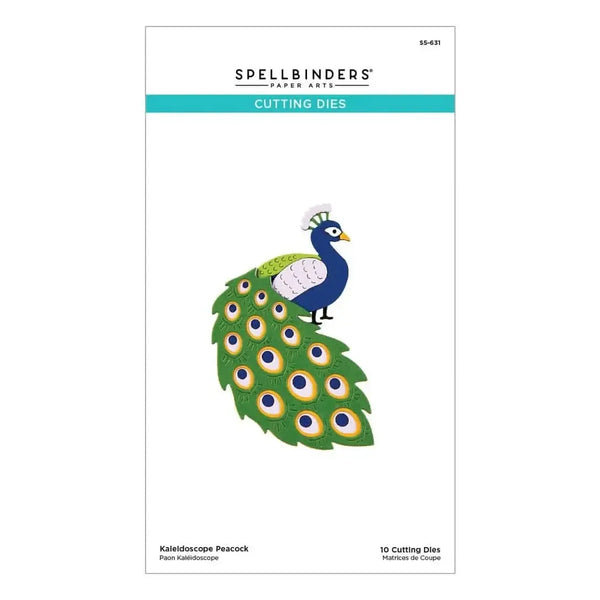 Spellbinders Etched Dies Kaleidoscope Peacock*