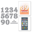 Spellbinders Etched Dies From Colour Mix Celebrations Bold Numbers*