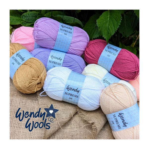 Wendy Wools Supreme DK Acrylic Yarn 100g - Red*