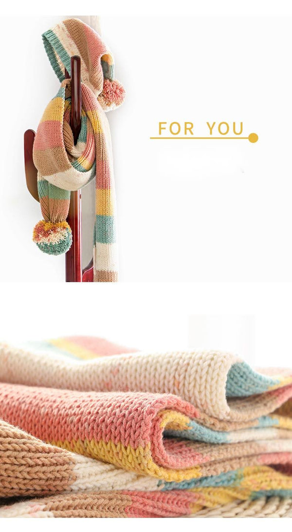 Poppy Crafts Rainbow Cotton Yarn 100g - Mix 29