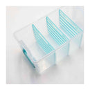 Universal Crafts 3 Tier Divided Organiser - Aqua