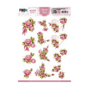 Find It Trading Precious Marieke Punchout Sheet Magenta, Blossom Blush