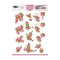 Find It Trading Precious Marieke Punchout Sheet Magenta, Blossom Blush