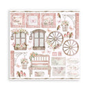Stamperia Double-Sided Paper Pad 12"x 12" 10/Pkg - Roseland