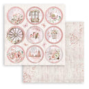 Stamperia Double-Sided Paper Pad 12"x 12" 10/Pkg - Roseland