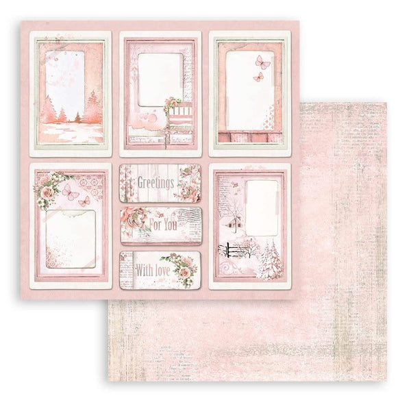 Stamperia Double-Sided Paper Pad 12"x 12" 10/Pkg - Roseland