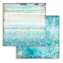 Stamperia Backgrounds Double-Sided Paper Pad 12"x 12" 10/Pkg - Songs of the Sea