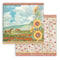 Stamperia Double-Sided Paper Pad 8"x 8" 10/Pkg - Sunflower Art