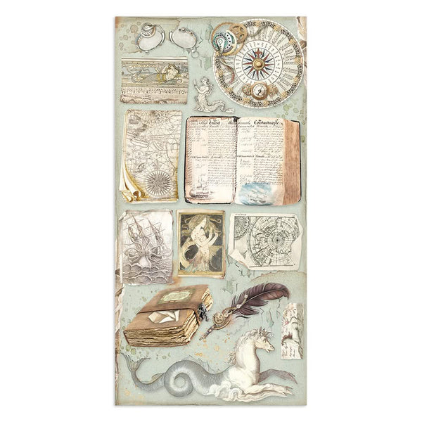 Stamperia Collectables Double-Sided Paper 6"x 12" 10/Pkg - Songs of the Sea